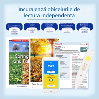 Raz Oxford pix de citire pentru copii — dispozitiv de lectură pentru educație timpurie cu Pinyin și engleză (1–6)