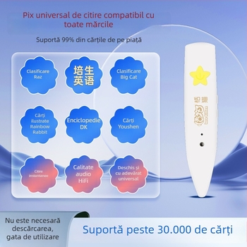 Raz Oxford pix de citire pentru copii — dispozitiv de lectură pentru educație timpurie cu Pinyin și engleză (1–6)