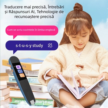 Stilou AI de scanare cu traducere în engleză – dispozitiv de învățare pentru citire și dicționar pentru elevi
