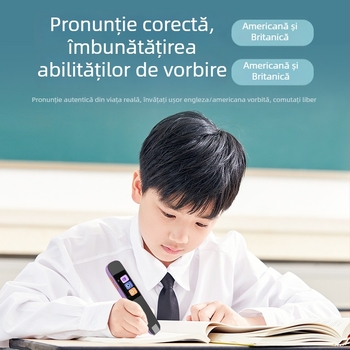 Stilou AI de scanare cu traducere în engleză – dispozitiv de învățare pentru citire și dicționar pentru elevi