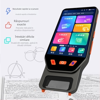 Stilou de scanare inteligent cu ecran mare pentru elevi, stilou de învățare cu traducere vocală, cititor de limba engleză și dicționar de scanare