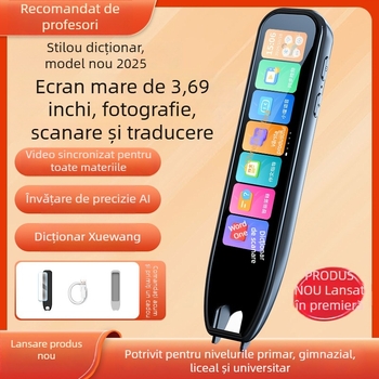 MD24 Dicționar inteligent all-in-one cu scanare, citire la atingere și traducere pentru elevi de la primar la liceu