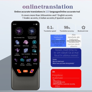 A30S pix de traducere offline cu scanare inteligentă, versiune în limba engleză, învățare vocală cu traducere mutuală, pix de citire și dicționar