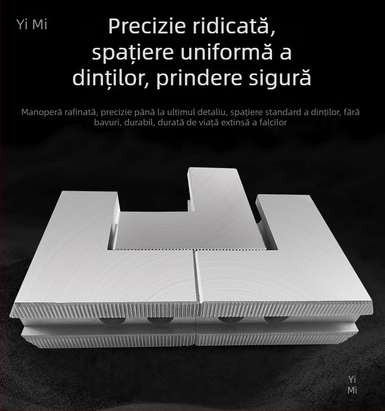 Mandrină hidraulică cu fălci moi de tip L, prindere cu trei fălci, fălci hidraulice mărite și groase, 6-8 inchi pentru strung CNC