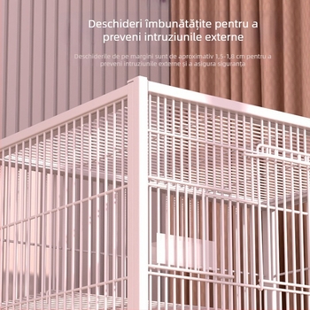 Cușcă mare pentru hamster, în stil vilă, înălțată, cu trei niveluri, pentru animale de companie mici