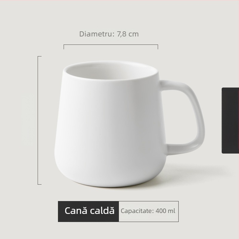 Ceașcă ceramică cu fotografie personalizată și logo prin transfer termic