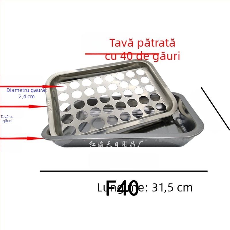 Suport pentru pahare de vin din oțel inoxidabil, tavă pătrată cu găuri, 24–77 găuri