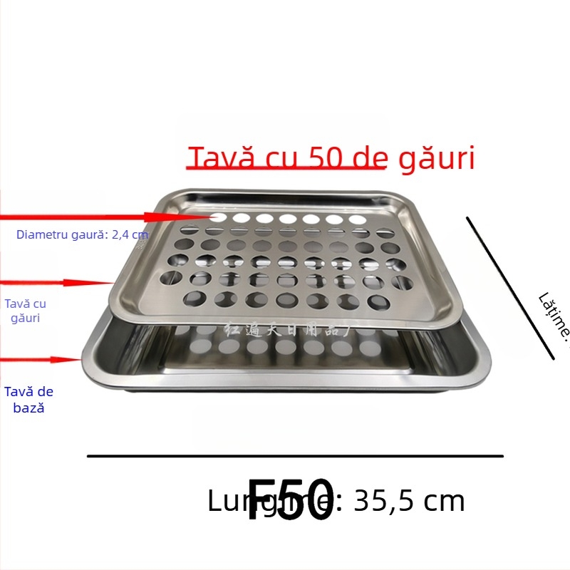 Suport pentru pahare de vin din oțel inoxidabil, tavă pătrată cu găuri, 24–77 găuri