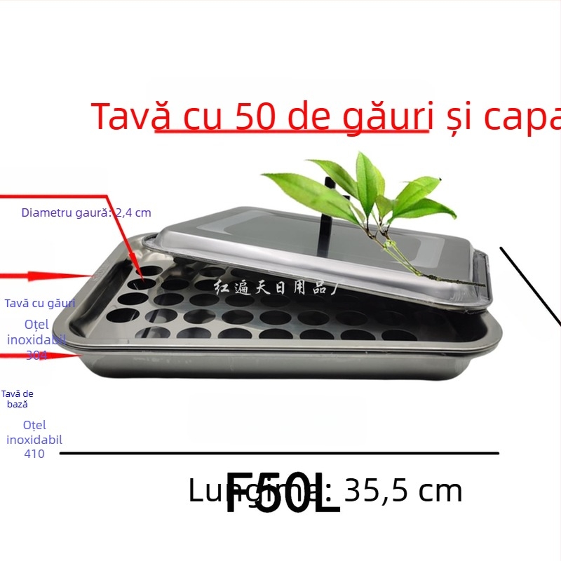 Suport pentru pahare de vin din oțel inoxidabil, tavă pătrată cu găuri, 24–77 găuri