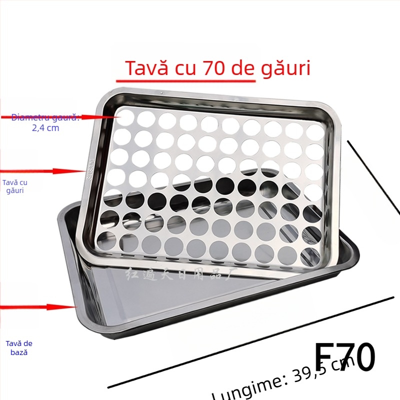 Suport pentru pahare de vin din oțel inoxidabil, tavă pătrată cu găuri, 24–77 găuri