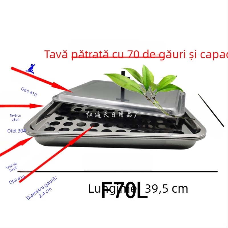 Suport pentru pahare de vin din oțel inoxidabil, tavă pătrată cu găuri, 24–77 găuri