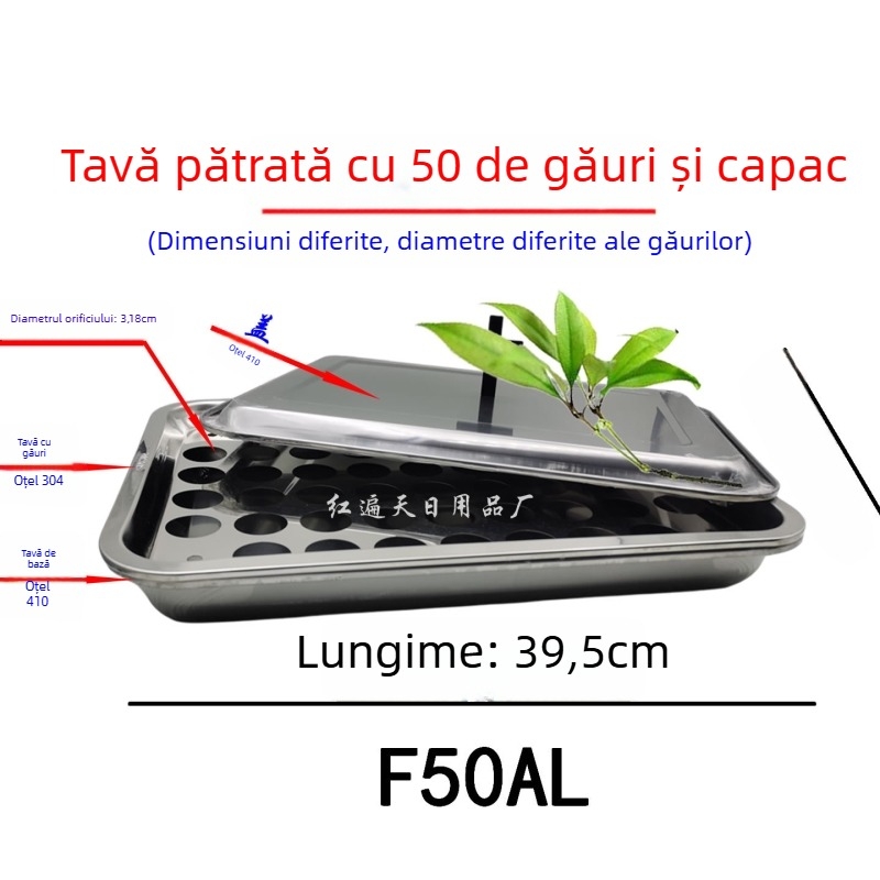 Suport pentru pahare de vin din oțel inoxidabil, tavă pătrată cu găuri, 24–77 găuri