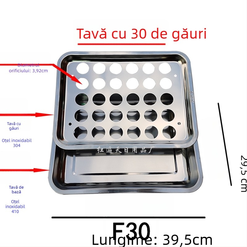 Suport pentru pahare de vin din oțel inoxidabil, tavă pătrată cu găuri, 24–77 găuri