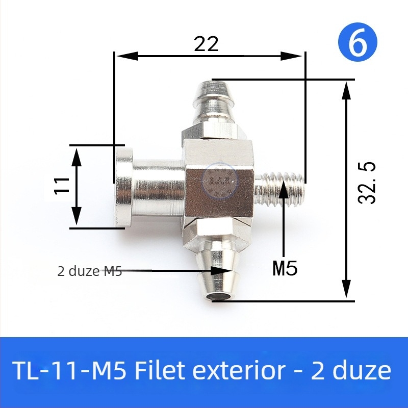 Accesorii pentru brațul robotic: ventuză, cap mare și cap mic, adaptor filet M5, T din fier și cot, conector pneumatic rapid