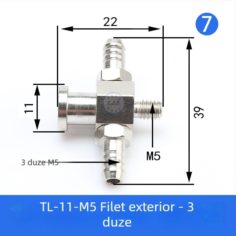 Accesorii pentru brațul robotic: ventuză, cap mare și cap mic, adaptor filet M5, T din fier și cot, conector pneumatic rapid