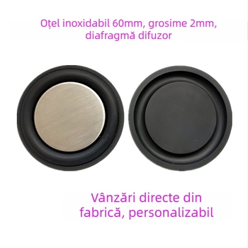 Membrană de vibrație pentru difuzor, diametru 60 mm, grosime 2 mm, membrană audio Bluetooth rotundă 60×2 mm