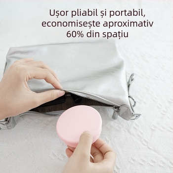 Exclusive Era Pahar pliabil din silicon, de înaltă calitate alimentară, portabil, pentru drumeții, ceai și călătorii