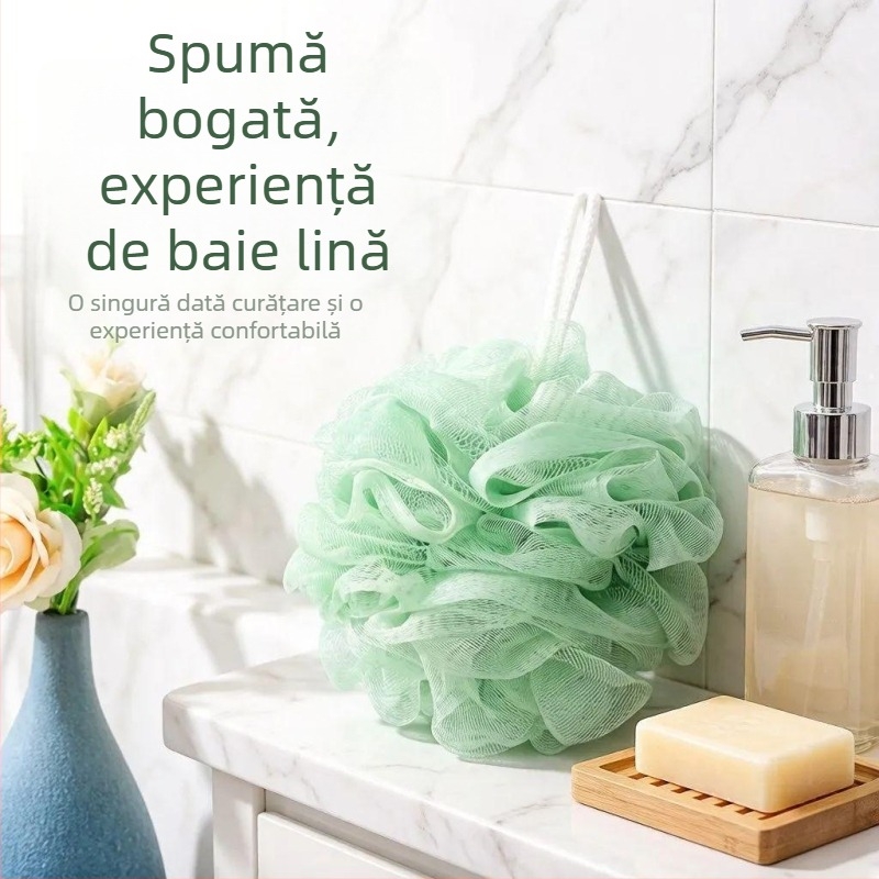 Burete de baie în formă de floare, 60 g, mare, pentru baie spumoasă