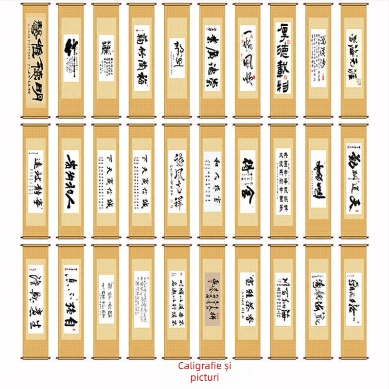Set de 30 semne de carte din hârtie, în stil retro chinezesc, cu poezii estetice inspirate de Twenty-Four Solar Terms, pentru elevi.