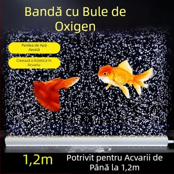 Kit acvariu cu bule de oxigen: bandă de bule, cascadă de bule, pietre cu bule, disc de aer nano, decor peisaj, perdea de aer, pompă de oxigen