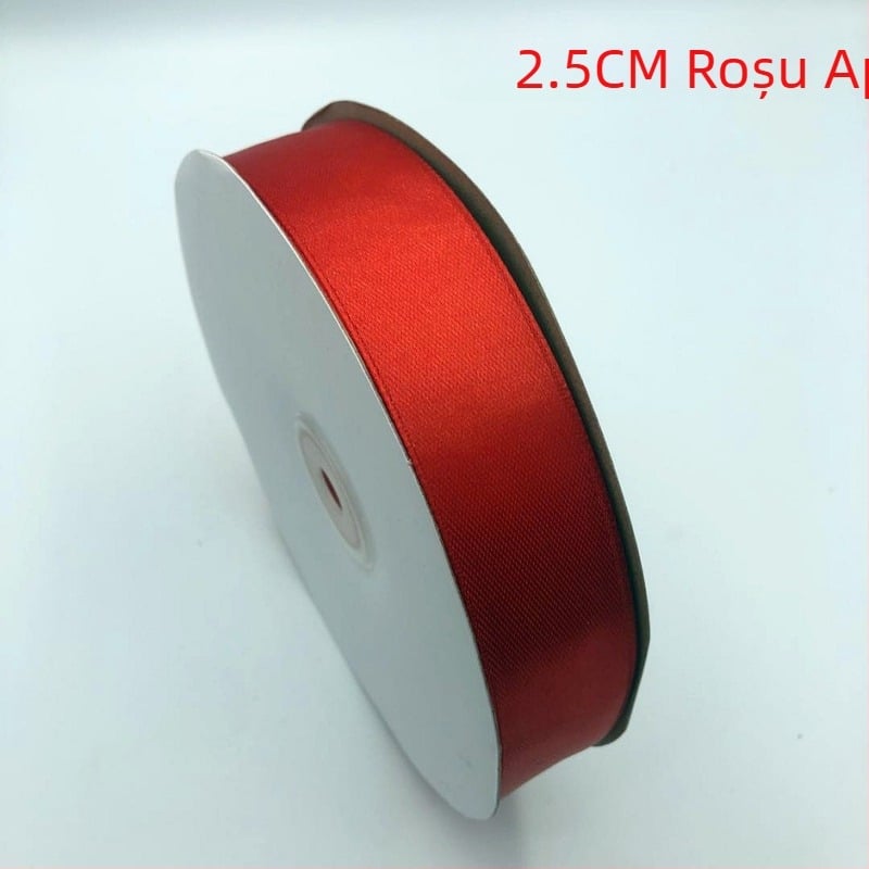 panglică cu motive fructate pentru ambalarea cadourilor și buchete, lățime 2.5 cm, panglică satină pentru decorarea torturilor
