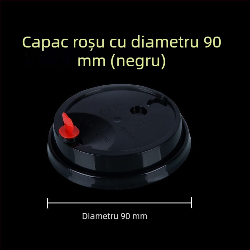 Cupe de unică folosință pentru ceai cu lapte, diametru 90 mm, pahare din plastic mat, pentru băuturi reci, ceai de fructe și lapte de soia
