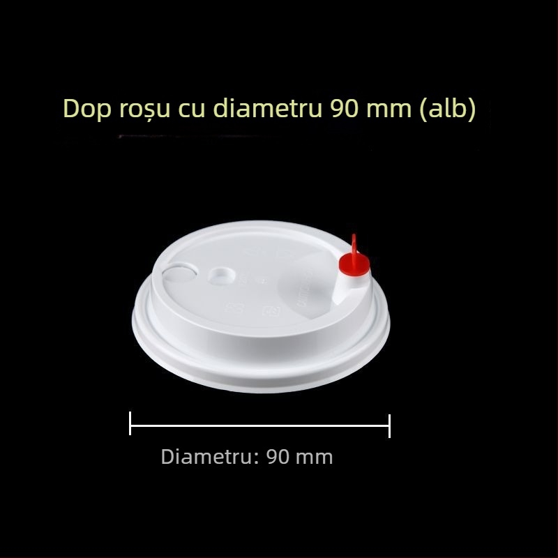 Cupe de unică folosință pentru ceai cu lapte, diametru 90 mm, pahare din plastic mat, pentru băuturi reci, ceai de fructe și lapte de soia
