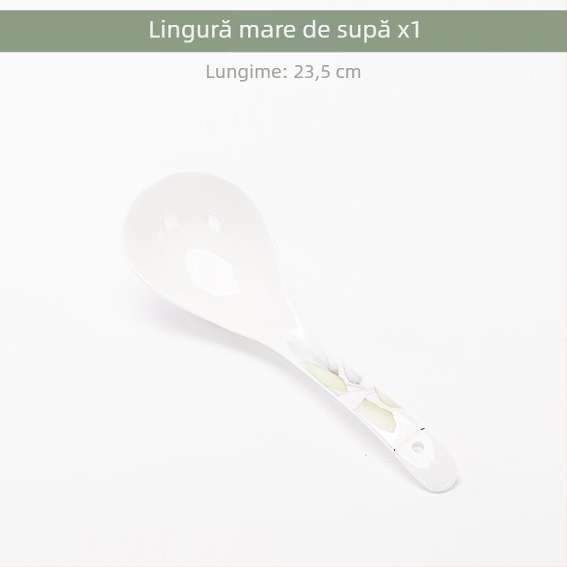 Set de veselă din porțelan cu boluri și farfurii în model floral, compatibil cu microunde, finisaj glazurat, două dimensiuni 11–12 cm și 15–16 cm, ideal ca dar