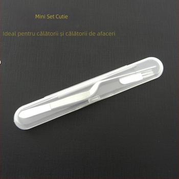 Set de unelte pentru curățarea urechilor din oțel inoxidabil, vârfuri rotunde pentru urechi, bețișoare de curățare din bumbac cu două capete și unealtă de curățare cu două capete