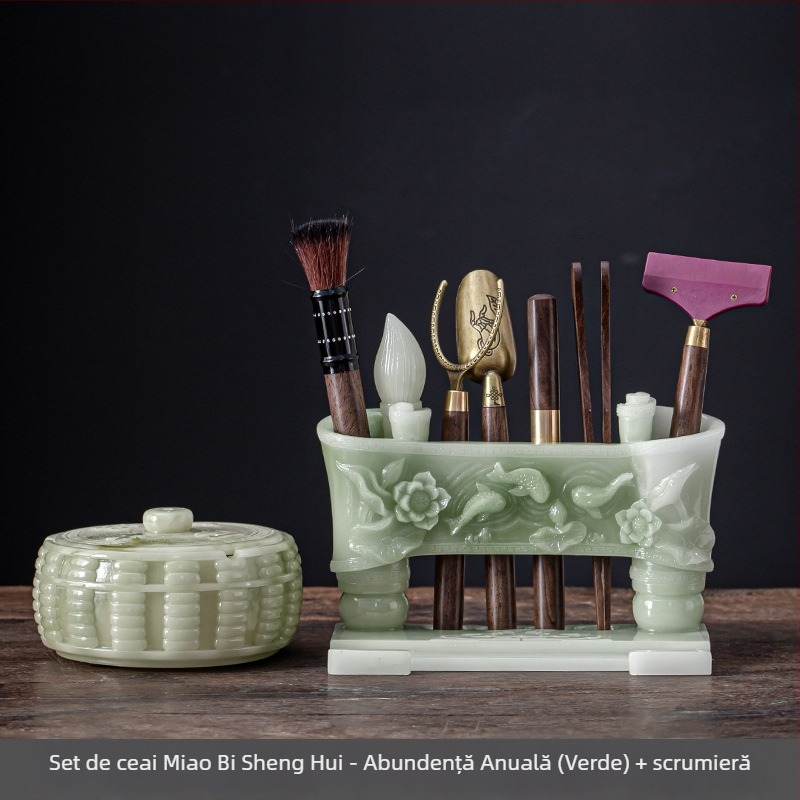 Set ceremonie ceai cu șase domni – accesorii Kung Fu ceai