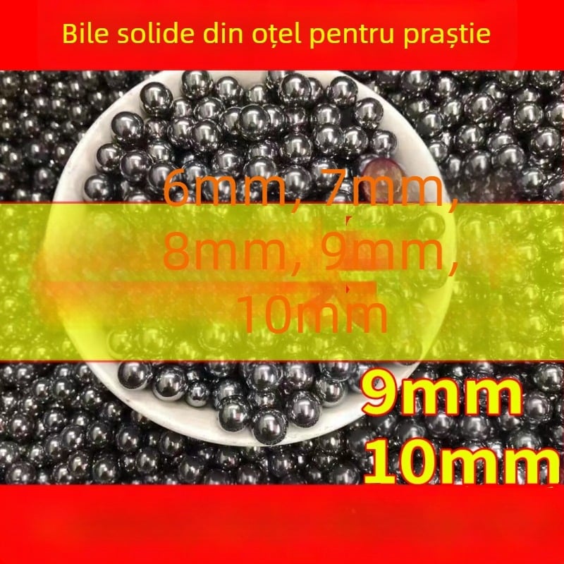 Mingi din oțel de 8 mm, suprafață lustruită, 10 kg la gros