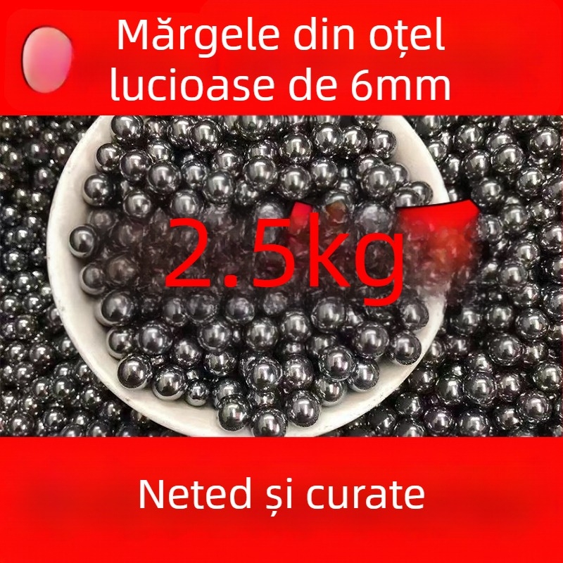 Mingi din oțel de 8 mm, suprafață lustruită, 10 kg la gros