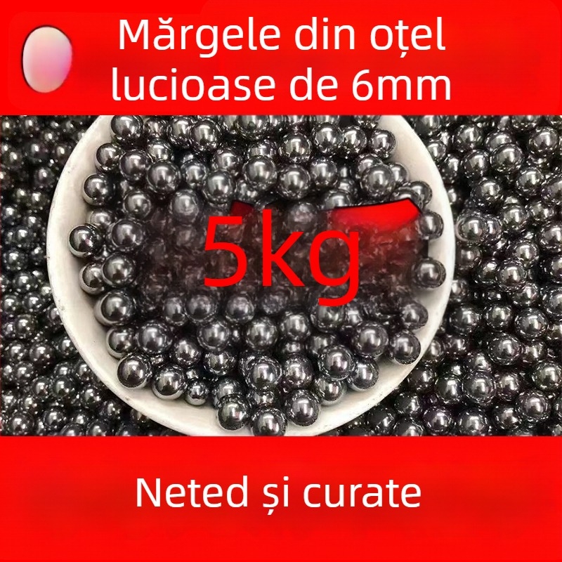 Mingi din oțel de 8 mm, suprafață lustruită, 10 kg la gros