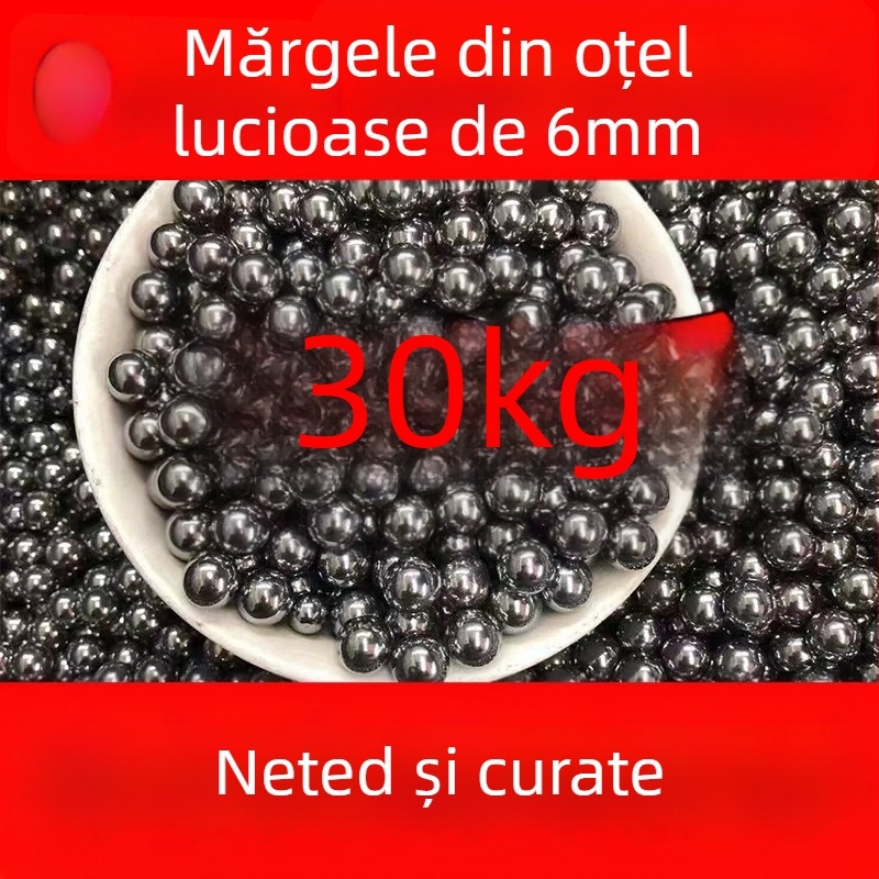 Mingi din oțel de 8 mm, suprafață lustruită, 10 kg la gros