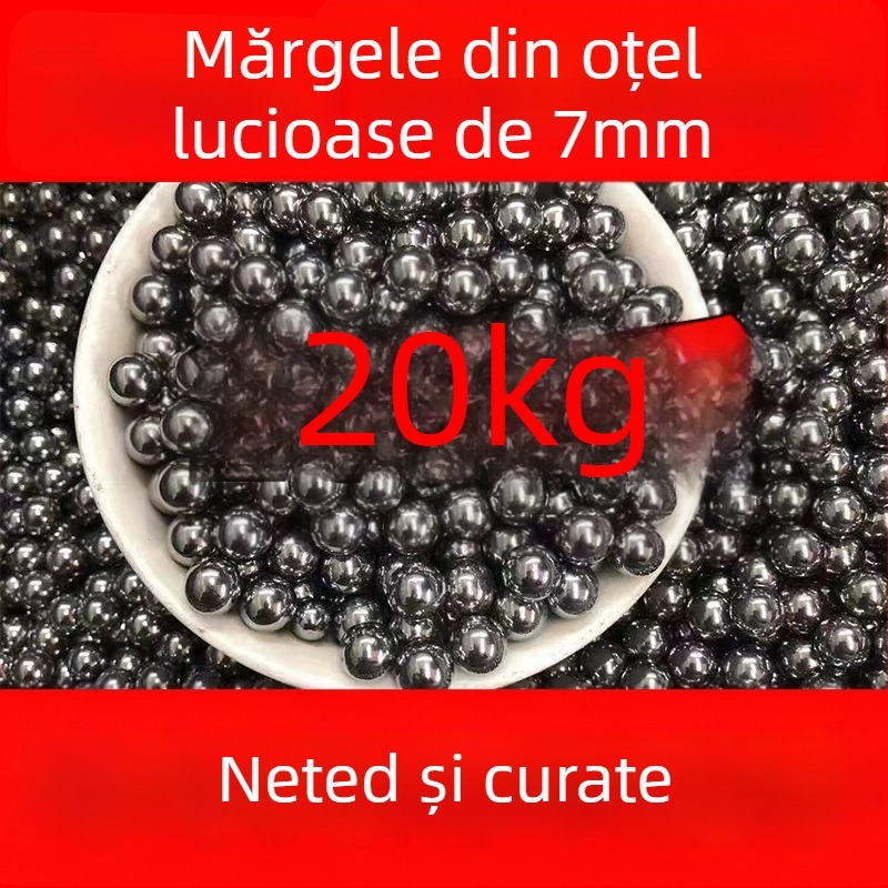 Mingi din oțel de 8 mm, suprafață lustruită, 10 kg la gros