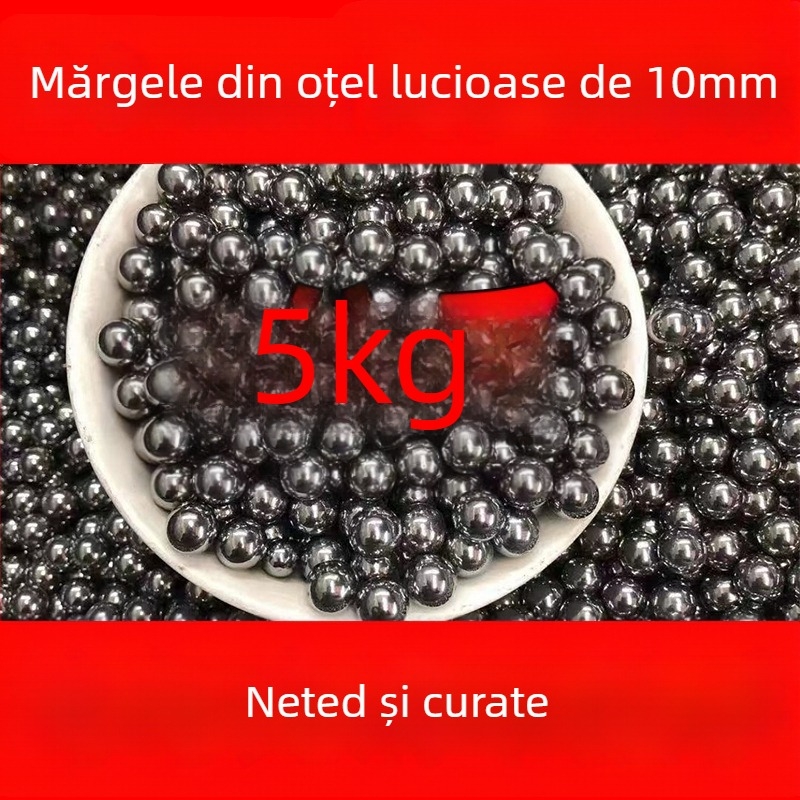 Mingi din oțel de 8 mm, suprafață lustruită, 10 kg la gros