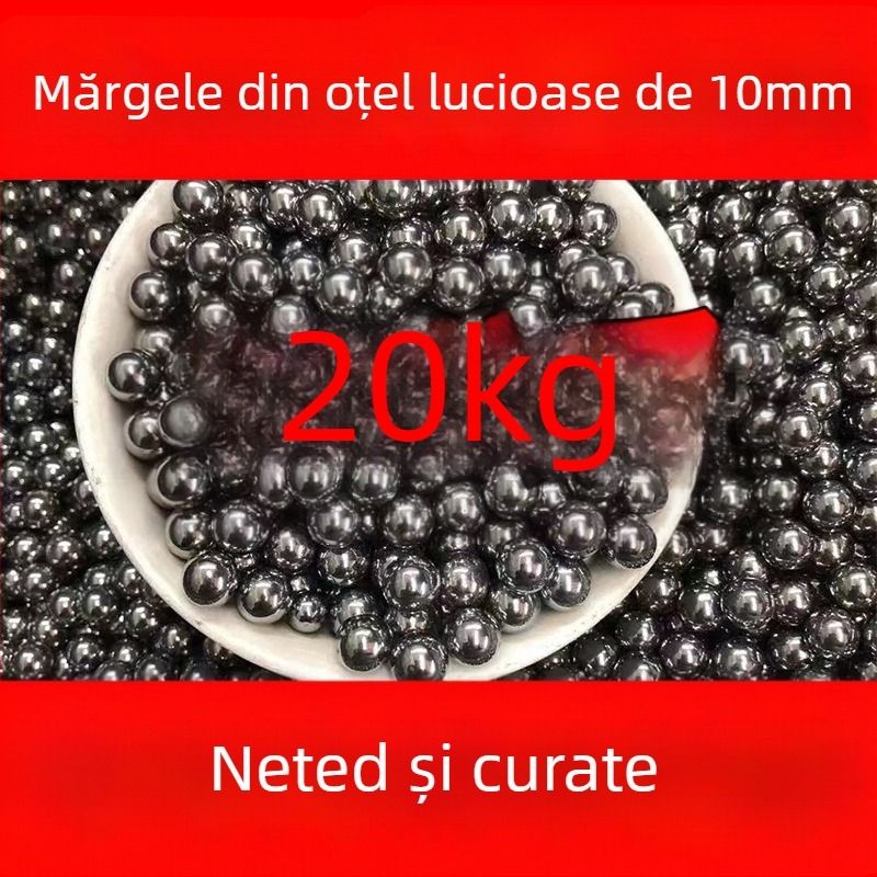 Mingi din oțel de 8 mm, suprafață lustruită, 10 kg la gros