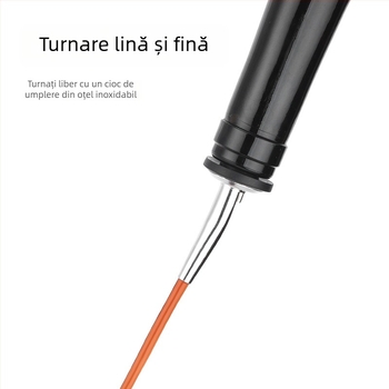 Set de 10 piese shaker de cocktail din oțel inoxidabil cu suport din bambus pentru bar