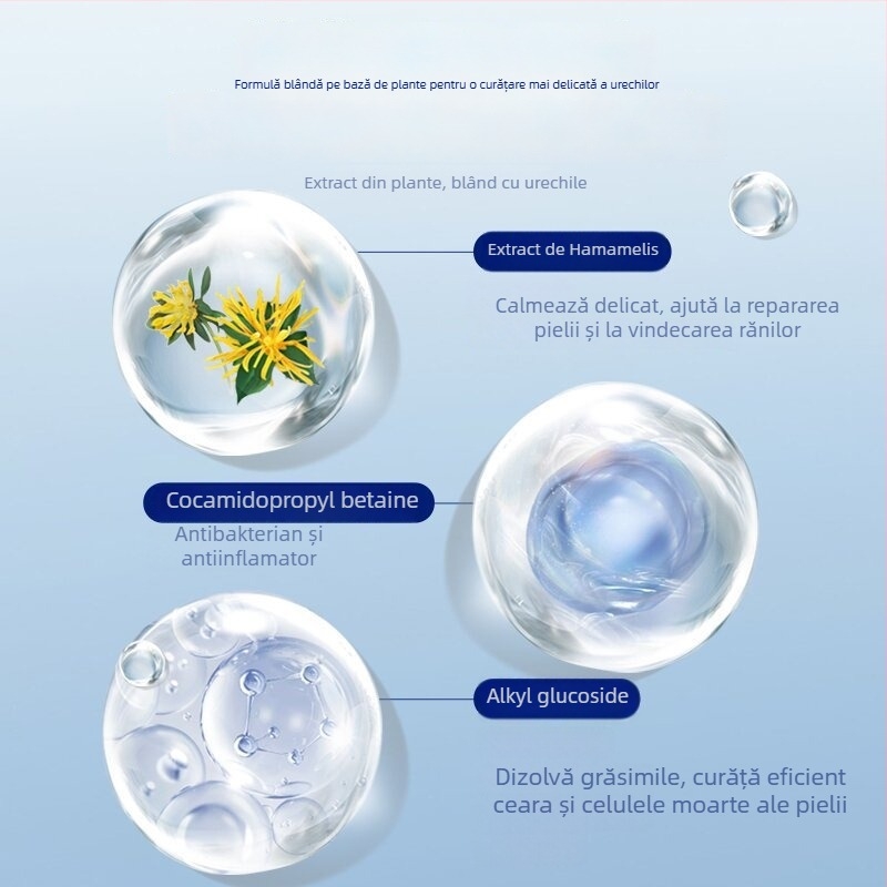 Picături pentru urechi pentru pisici și câini, universale pentru eliminarea acarienilor urechii, curățare urechi, antibacterian, deodorant, delicat și rapid înlăturarea cerumenului