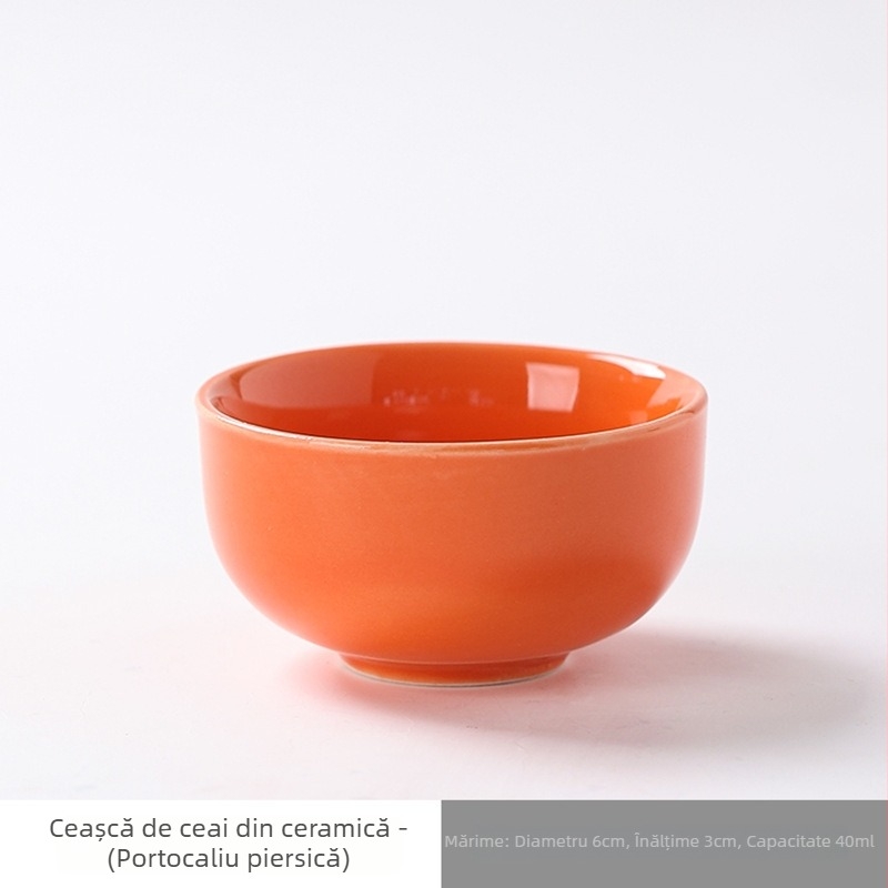 Ceainic Dingyao cu glazură mată, ceramică, Ru Kiln Xishi, set ceai Kung Fu