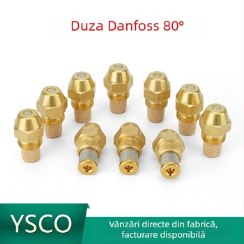 Duză din alamă Danfoss de 80° pentru arzător cu metanol-dizel și sobă cu ulei vegetal