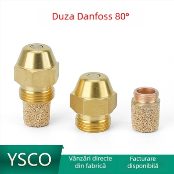 Duză din alamă Danfoss de 80° pentru arzător cu metanol-dizel și sobă cu ulei vegetal