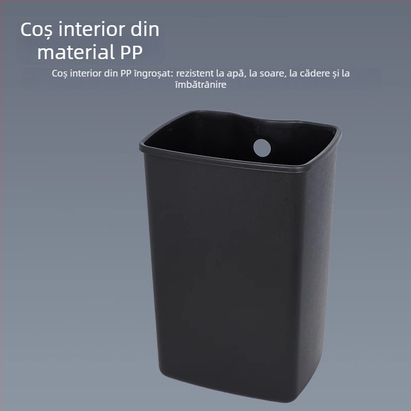 Recipient din oțel inoxidabil pentru resturi de ceai, capacitate mare, pentru birou și spațiu de ceai, cu filtru pentru resturi de ceai