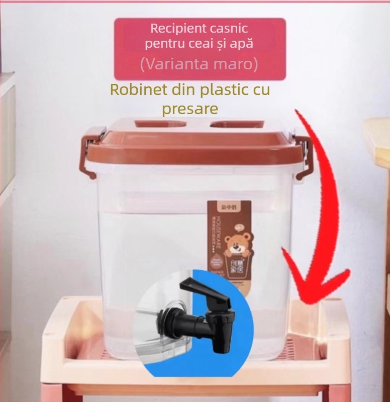 Bidon de 10 litri cu robinet și masă de ceai