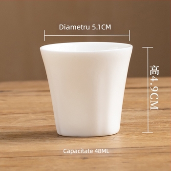 Ceașă de ceai porțelan Gongfu cu aromă, o singură ceașcă, accesorii ceramice pentru ceai în stil chinezesc