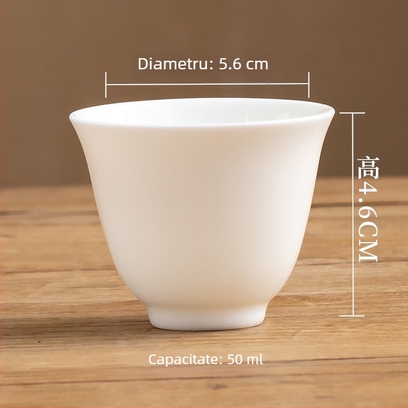 Ceașă de ceai porțelan Gongfu cu aromă, o singură ceașcă, accesorii ceramice pentru ceai în stil chinezesc