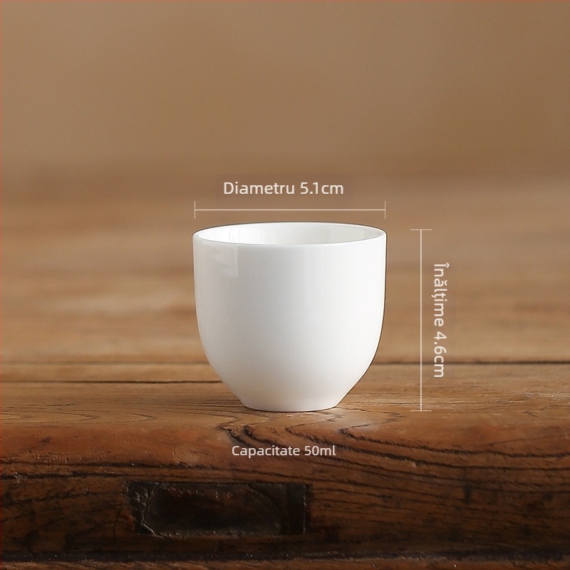 Ceașă de ceai porțelan Gongfu cu aromă, o singură ceașcă, accesorii ceramice pentru ceai în stil chinezesc