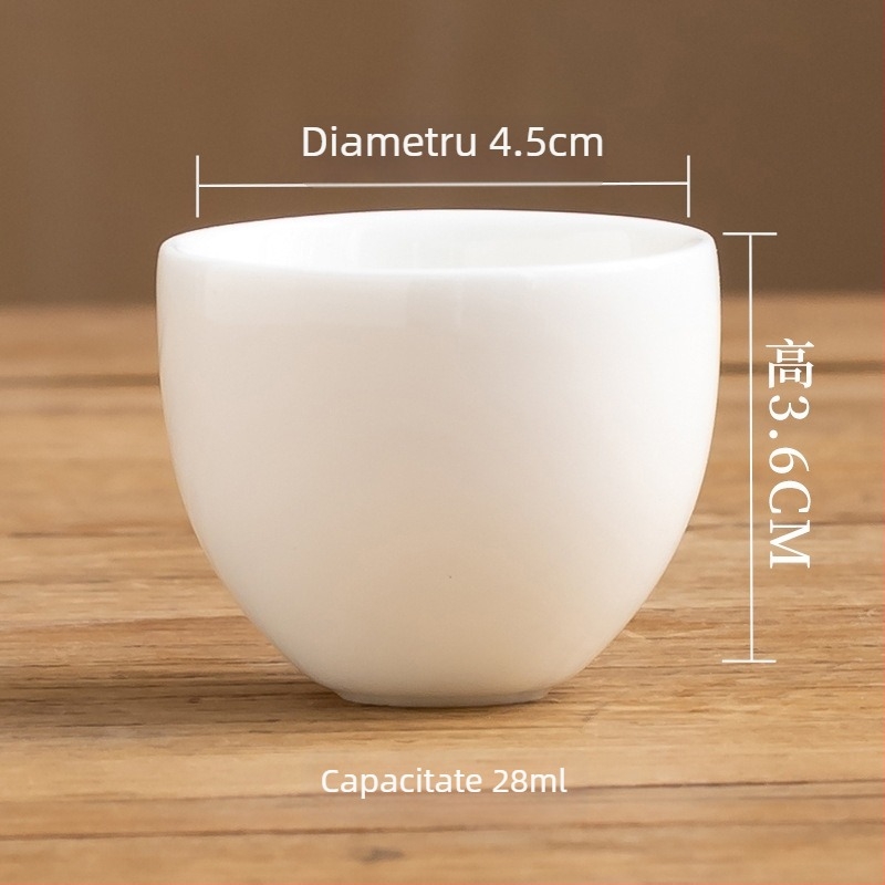 Ceașă de ceai porțelan Gongfu cu aromă, o singură ceașcă, accesorii ceramice pentru ceai în stil chinezesc
