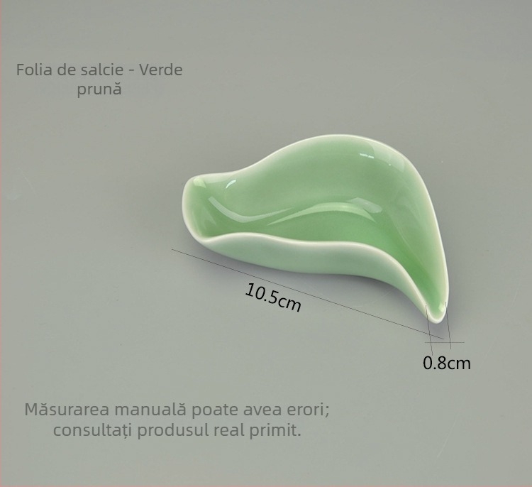 Set accesorii Gongfu pentru ceremonia ceaiului din porțelan Celadon, cu logo