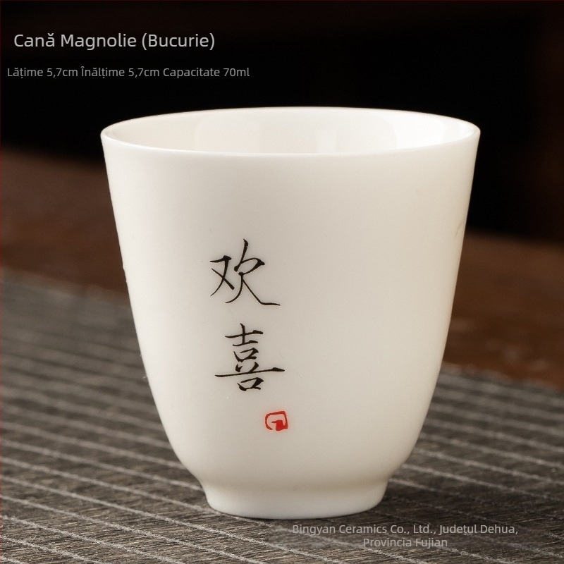 Ceșcuță ceramică pentru ceai, unică, aromată, stil Zen, set Kung Fu de ceai, ceașcă mică